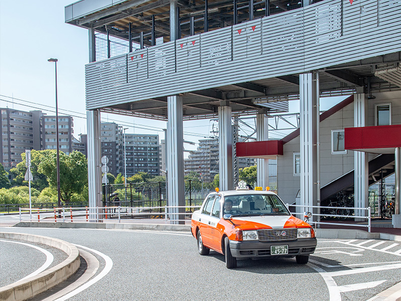 竹下駅のタクシー